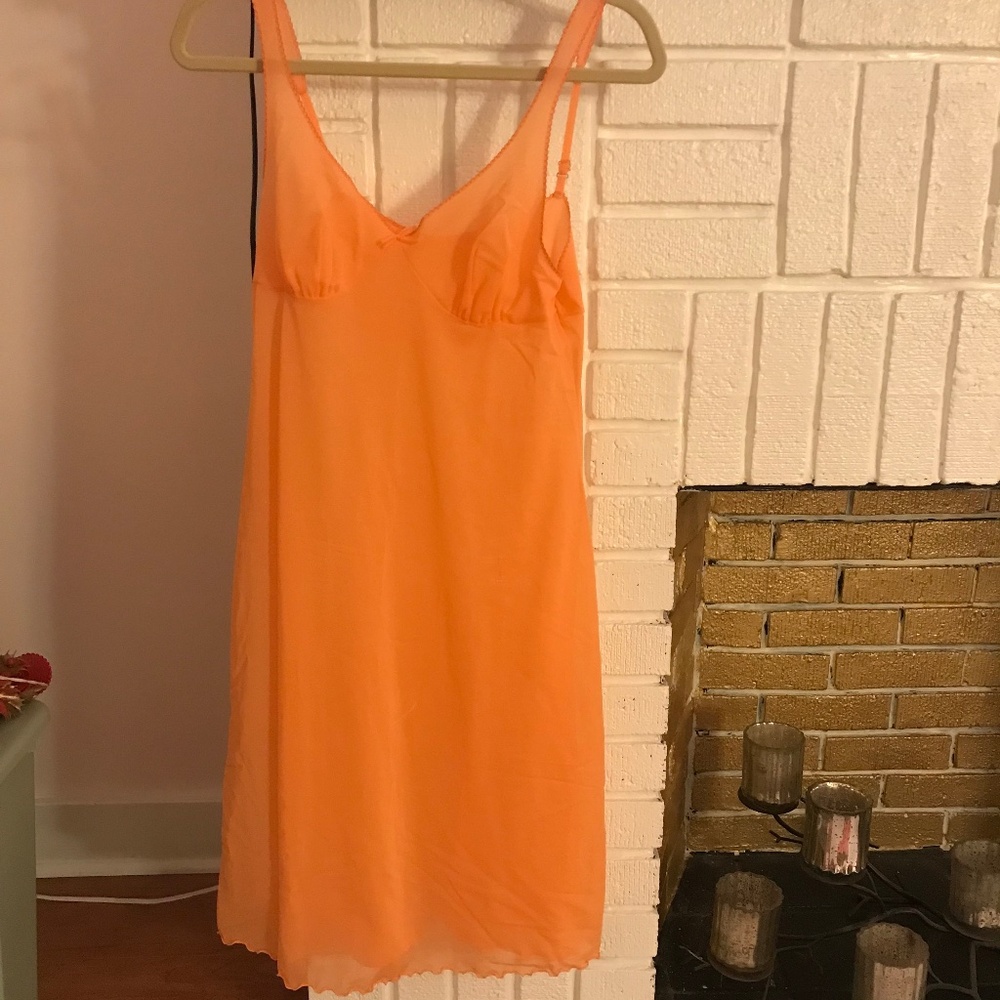 Vintage Tangerine Slip, M